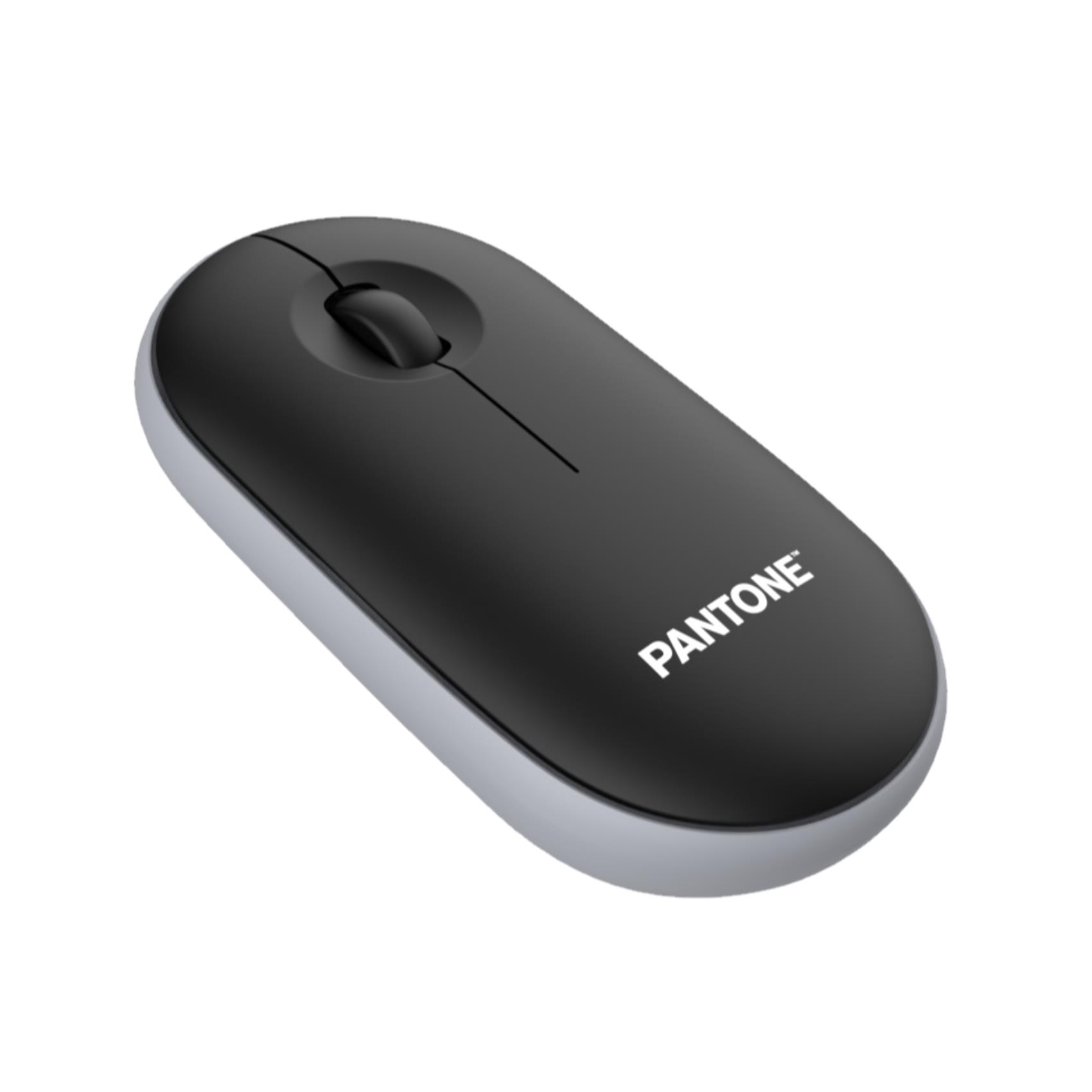 Pantone Pt Ms001bk Raton Wireless Negro Silencioso